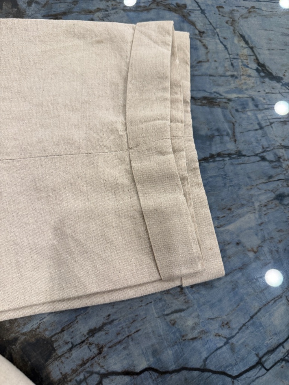 Perry Ellis linen Men's Beige Dress Trousers size36/32 - Picture 4 of 6